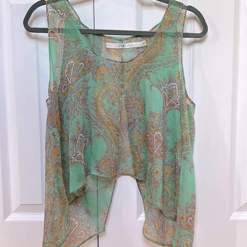 LF PIPPA LYNN Printed Handkerchief Top
